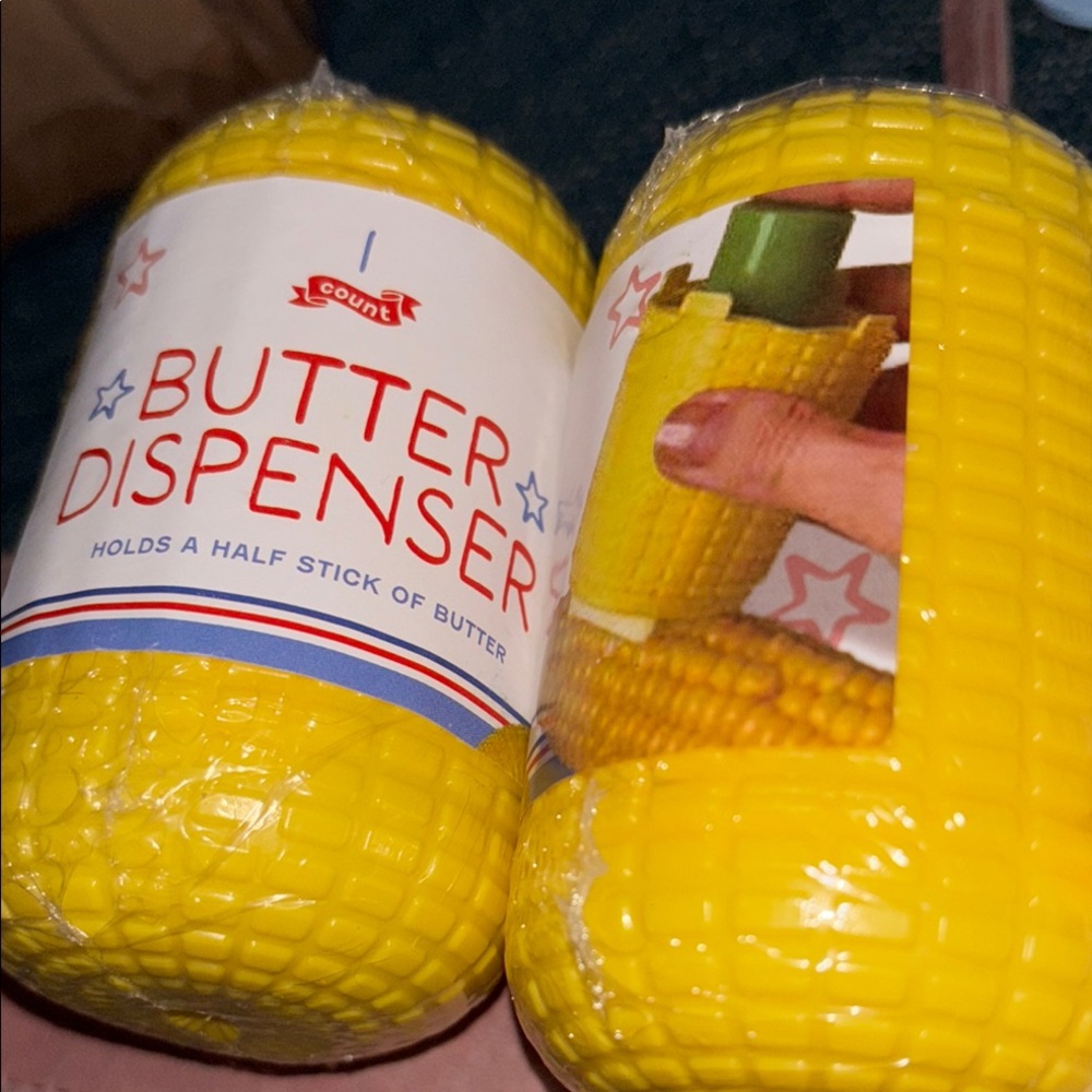 2 Butter dispenser for butter for corn on the cob